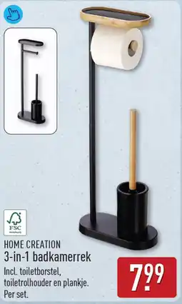 ALDI Home Creation 3-in-1 badkamerrek aanbieding