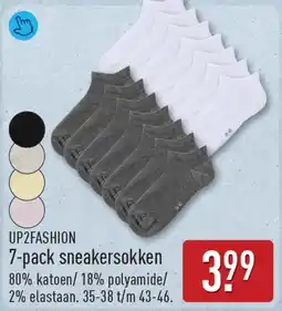 ALDI Up2fashion 7-pack sneakersokken aanbieding