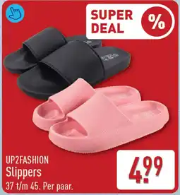 ALDI Up2fashion Slippers aanbieding