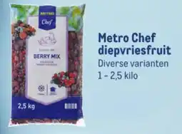 Makro Metro Chef diepvriesfruit aanbieding