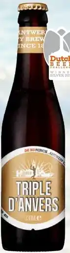 Mitra De Koninck Triple d’Anvers aanbieding