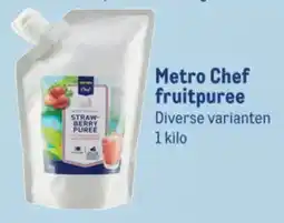 Makro Metro Chef fruitpuree aanbieding