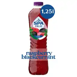 Jumbo SPA FRUIT Niet-Bruisende Fruitige Frisdrank Raspberry Blackcurrant 1,25 L aanbieding