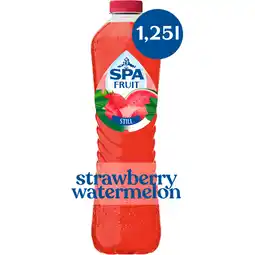 Jumbo SPA FRUIT Niet-Bruisende Fruitige Frisdrank Strawberry Watermelon 1,25 L aanbieding