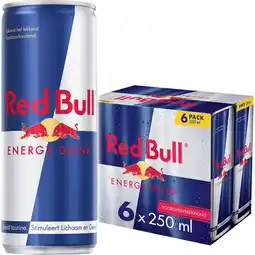 Jumbo Red Bull Energy Drink voordeelverpakking - 6 x 250ml aanbieding