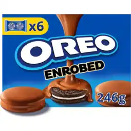 Jumbo Oreo Enrobed Koekjes met melkchocoladesmaak 246g aanbieding