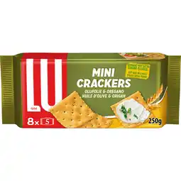 Jumbo LU Mini Crackers Olijfolie & Oregano 8 x 5 Stuks 250g aanbieding