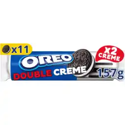 Jumbo Oreo Double Crème Koekjes (11 x 14,2g) 157g aanbieding