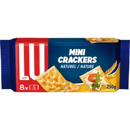 Jumbo LU Mini Crackers Naturel 8 x 5 Stuks 250g aanbieding