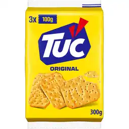 Jumbo TUC crackers naturel 3-pack 300g aanbieding