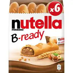 Jumbo Nutella B-Ready 6 Stuks 132 g aanbieding