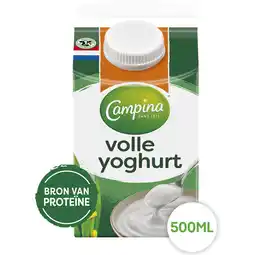 Jumbo Campina Volle Yoghurt 500 ml aanbieding