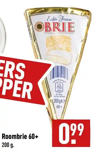 ALDI Roombrie 60+ 200g aanbieding