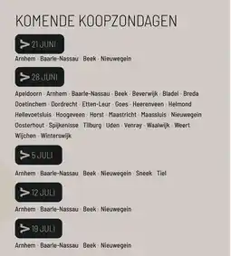 Van Dal Mannenmode Koopzondagen aanbieding