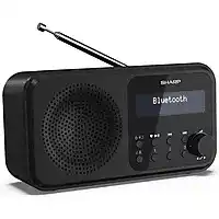 Bol.com Sharp DR-P420(BK) Tokyo Portable DAB - FM radio met Bluetooth - zwart aanbieding
