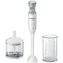 Bol.com Bosch MSM66020 ErgoMixx - Staafmixer - 600W - 12 standen - Hakmolen - Wit aanbieding