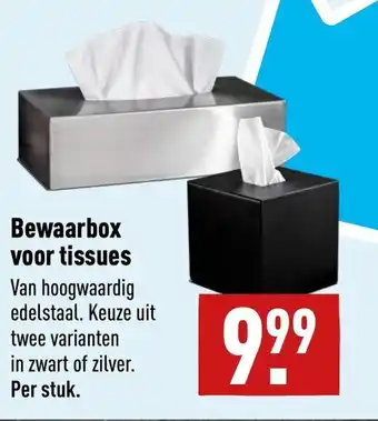 ALDI Bewaarbox voor tissues aanbieding