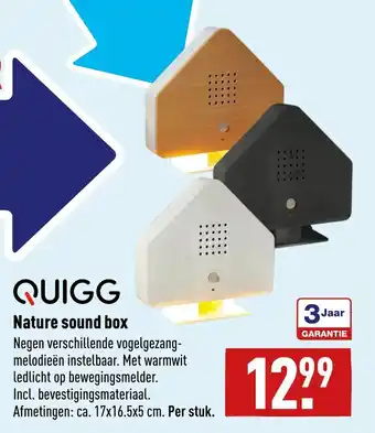 ALDI Nature sound box aanbieding