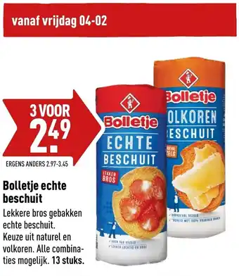 ALDI Bolletje echte beschuit aanbieding