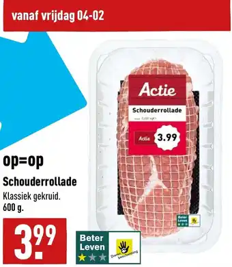 ALDI Schouderrollade 600g aanbieding