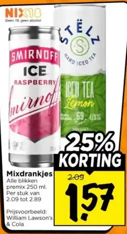 Vomar Voordeelmarkt Mixdrankjes aanbieding