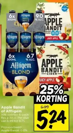 Vomar Voordeelmarkt Apple Bandit of Affligem aanbieding