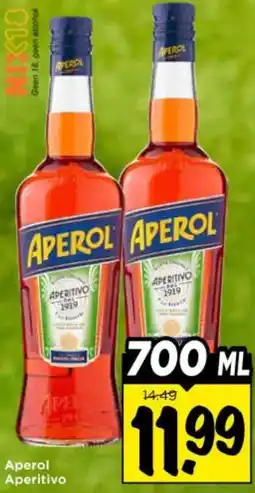 Vomar Voordeelmarkt Aperol Aperitivo aanbieding