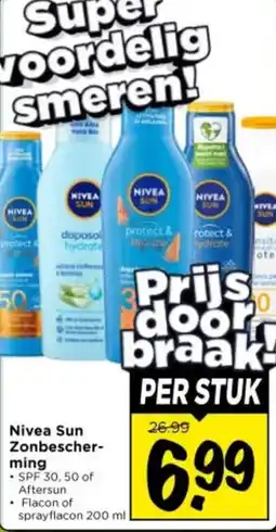 Vomar Voordeelmarkt Nivea Sun Zonbescherming aanbieding
