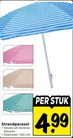 Vomar Voordeelmarkt Strandparasol aanbieding