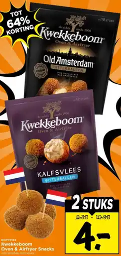 Vomar Voordeelmarkt Kwekkeboom Oven & Airfryer Snacks aanbieding