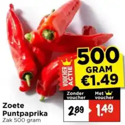 Vomar Voordeelmarkt Zoete Puntpaprika aanbieding