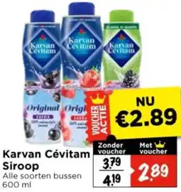 Vomar Voordeelmarkt Karvan Cévitam Siroop aanbieding