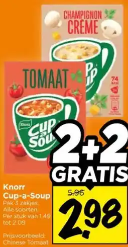 Vomar Voordeelmarkt Knorr Cup-a-Soup aanbieding