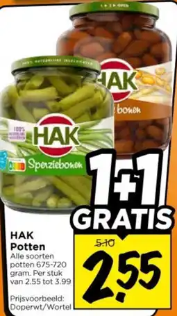Vomar Voordeelmarkt HAK Potten aanbieding