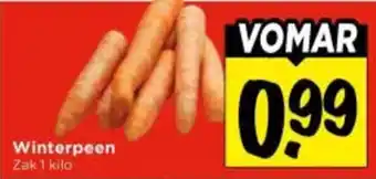 Vomar Voordeelmarkt Winterpeen aanbieding