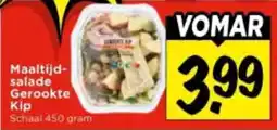 Vomar Voordeelmarkt Maaltijdsalade Gerookte Kip aanbieding