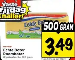 Vomar Voordeelmarkt Echte Boter Roomboter aanbieding