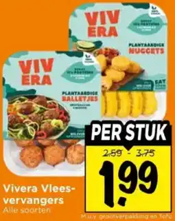 Vomar Voordeelmarkt Vivera Vleesvervangers aanbieding