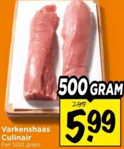 Vomar Voordeelmarkt Varkenshaas Culinair aanbieding