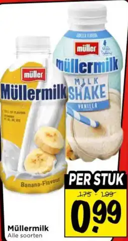 Vomar Voordeelmarkt Müllermilk aanbieding