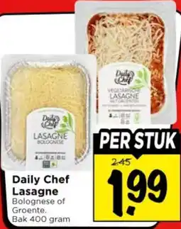 Vomar Voordeelmarkt Daily Chef Lasagne aanbieding