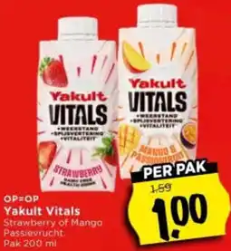 Vomar Voordeelmarkt Yakult Vitals aanbieding