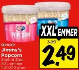 Vomar Voordeelmarkt Jimmy's Popcorn aanbieding