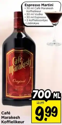 Vomar Voordeelmarkt Café Marakesh Koffielikeur aanbieding