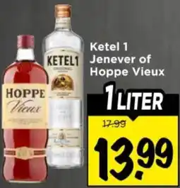 Vomar Voordeelmarkt Ketel 1 Jenever of Hoppe Vieux aanbieding