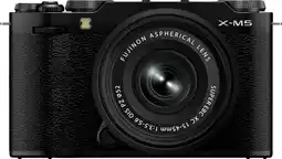 Coolblue Fujifilm X-M5 Zwart + XC 15-45mm f/3.5-5.6 OIS PZ aanbieding