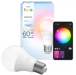 Coolblue Philips Hue Essential A60 White and Color E27 aanbieding
