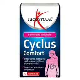 De Online Drogist Lucovitaal Cyclus Comfort Capsules 30CP aanbieding
