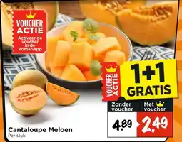 Vomar Voordeelmarkt Cantaloupe Meloen aanbieding