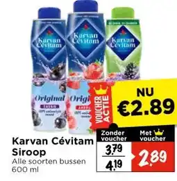 Vomar Voordeelmarkt Karvan Cévitam voucher Siroop aanbieding